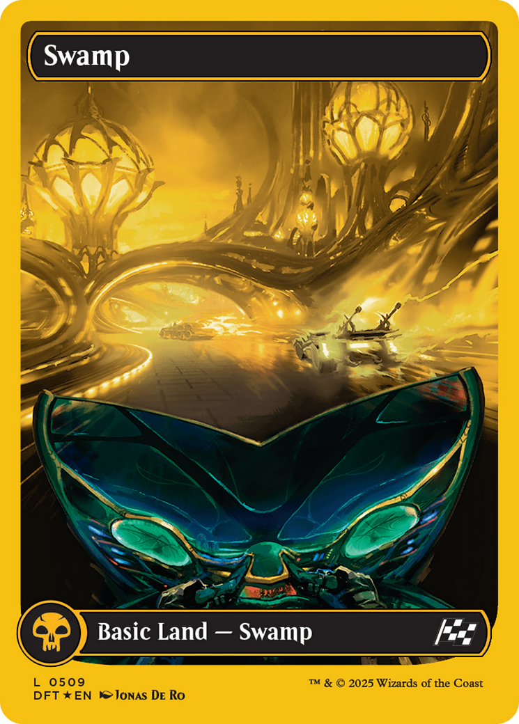 Swamp (DFT-509) - Aetherdrift: (Full Art) Foil