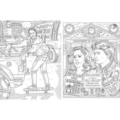 'Back to the Future: The Official Coloring Book'