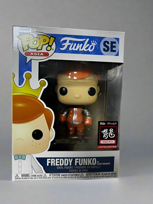 [UNRELEASED & DISCONTINUED] Pop! Asia (Mindstyle Mission Control) - LE1000 Freddy Funko as Flight Engineer with Pop Armor Included