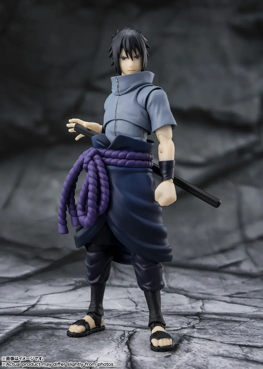 S.H.Figuarts Naruto Shippuden Sasuke Uchiha -Solitary Shinobi- Figure