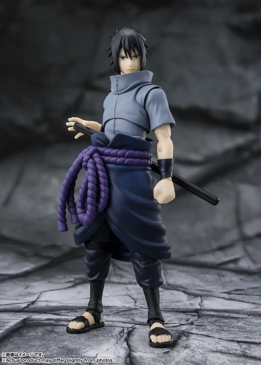 S.H.Figuarts Naruto Shippuden Sasuke Uchiha -Solitary Shinobi- Figure
