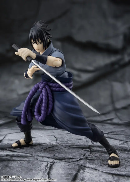 S.H.Figuarts Naruto Shippuden Sasuke Uchiha -Solitary Shinobi- Figure