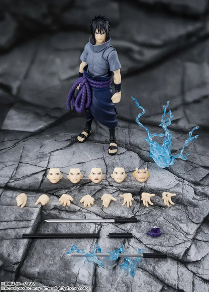 S.H.Figuarts Naruto Shippuden Sasuke Uchiha -Solitary Shinobi- Figure