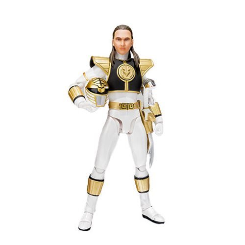 Bandai Mighty Morphin Power Rangers White Ranger SH Figuarts Action Figure