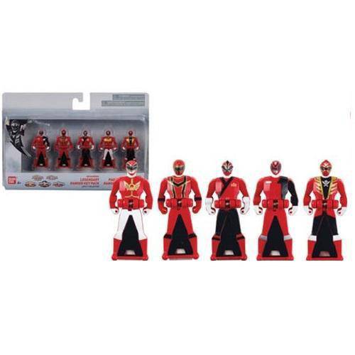 Bandai Power Rangers 25th Anniversary Red Ranger Keys 5-Pack