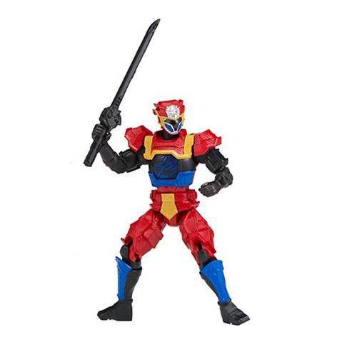 Bandai Power Rangers Super Ninja Steel 5-Inch Figure - Lion Fire Armor Blue Ranger