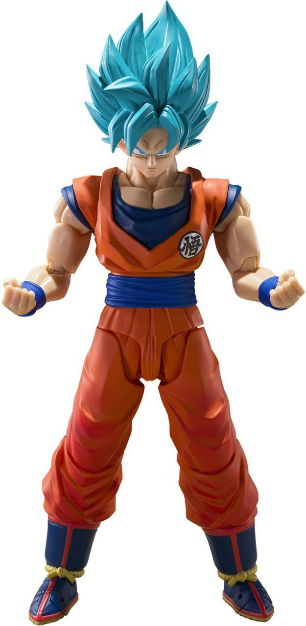 S.H.Figuarts Super Saiyan God Super Saiyan Son Goku - Blue Power Transcending Limits Figure Dragon Ball Super