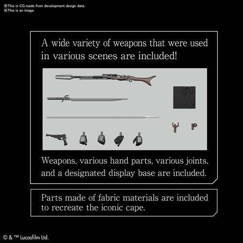 Bandai Star Wars: The Mandalorian 1:12 Scale Model Kit - Choose your Kit