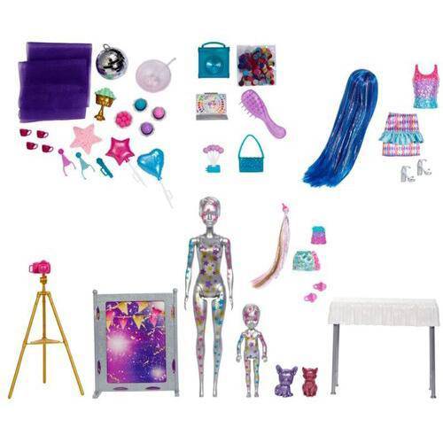 Barbie Color Reveal Überraschungsparty-Puppen und Zubehör 