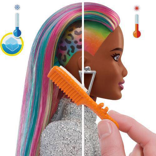 Barbie Leopard Rainbow Hair Doll #2