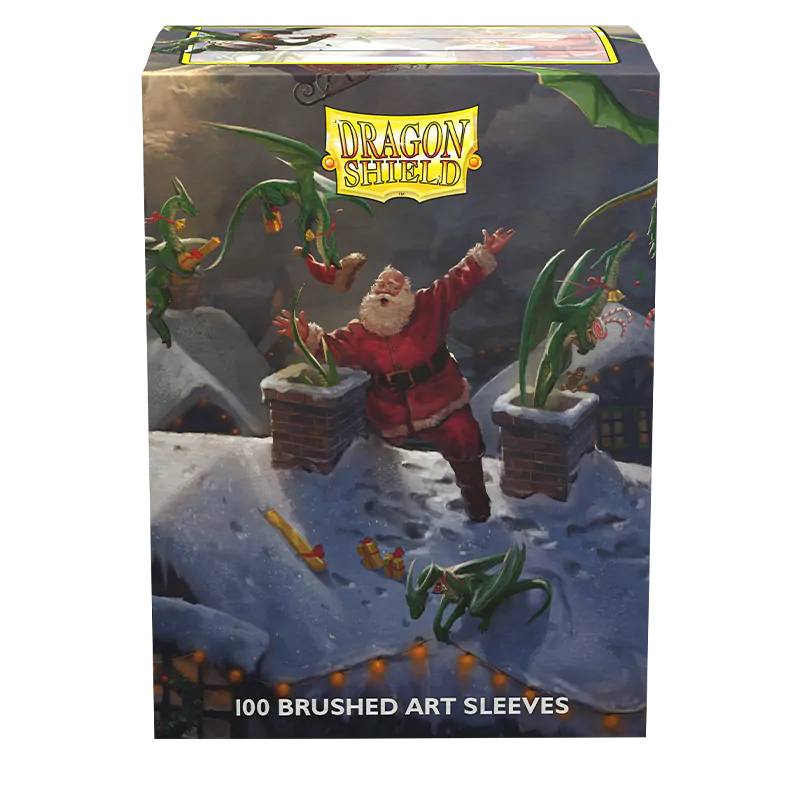 Dragon Shield: Standard 100ct Brushed Art Sleeves - Christmas 2023