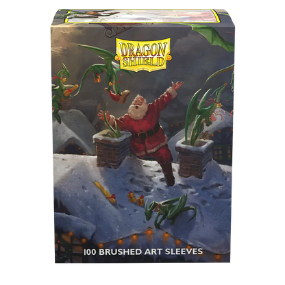 Dragon Shield: Standard 100ct Brushed Art Sleeves - Christmas 2023