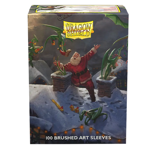 Dragon Shield: Standard 100ct Brushed Art Sleeves - Christmas 2023