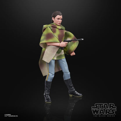 Star Wars: The Black Series - Leia Organa (Endor Battle Poncho) (Return of the Jedi) 6-Inch Action Figure