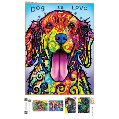 Dean Russo - Dog is Love 300 Piece EZ Grip Jigsaw Puzzle