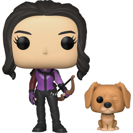 Funko Pop! Hawkeye Kate Bishop with Lucky the Pizza Dog