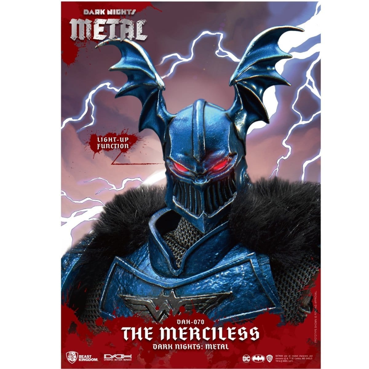 Beast Kingdom DC Dark Knight Death Metal Batman the Merciless DAH-070 Dynamic 8-Ction Figure