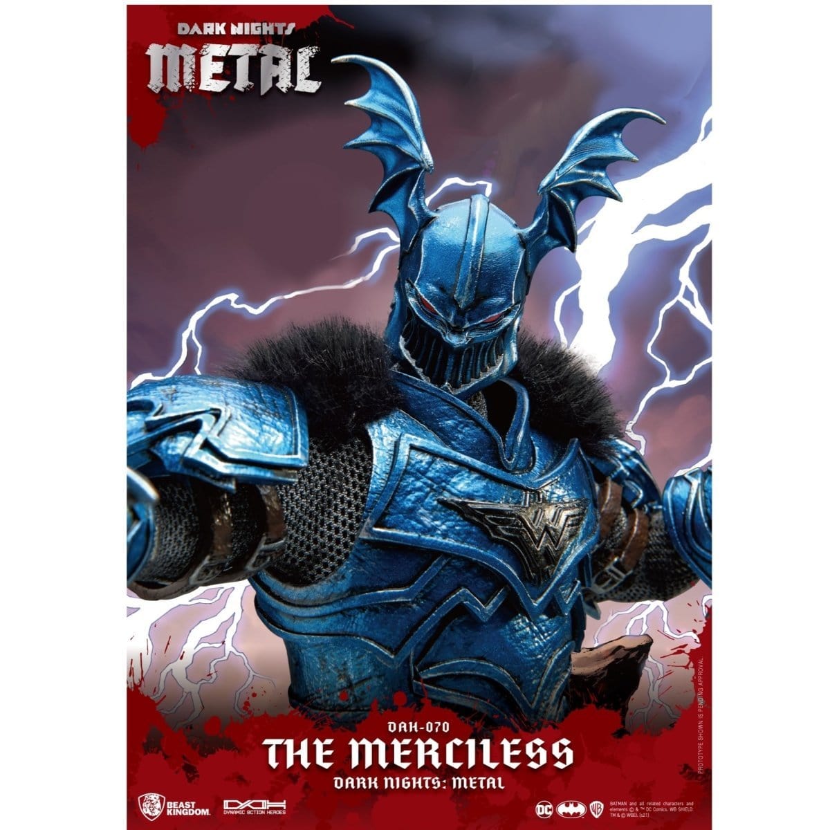 Beast Kingdom DC Dark Knight Death Metal Batman the Merciless DAH-070 Dynamic 8-Ction Figure