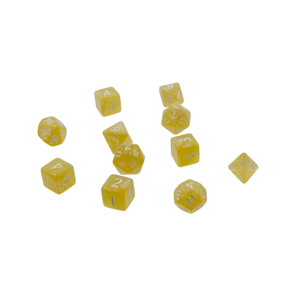 Ultra PRO: 11-Dice Set - Eclipse (Lemon Yellow)