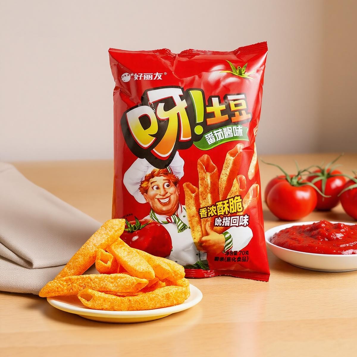 Potato Sticks Tomato Flavor, 2.47 oz
