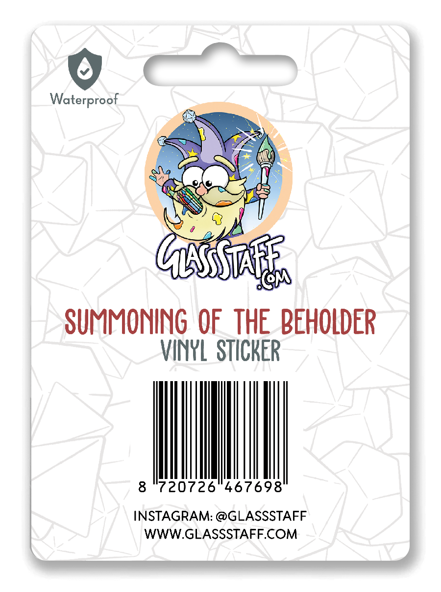 Sticker: Beholder Waterproof Die Cut