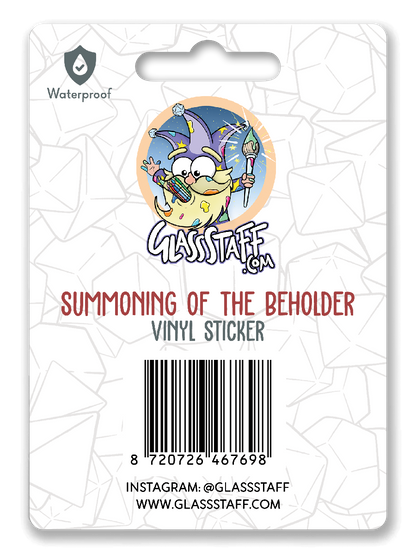 Sticker: Beholder Waterproof Die Cut