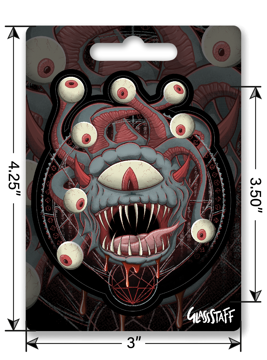 Sticker: Beholder Waterproof Die Cut