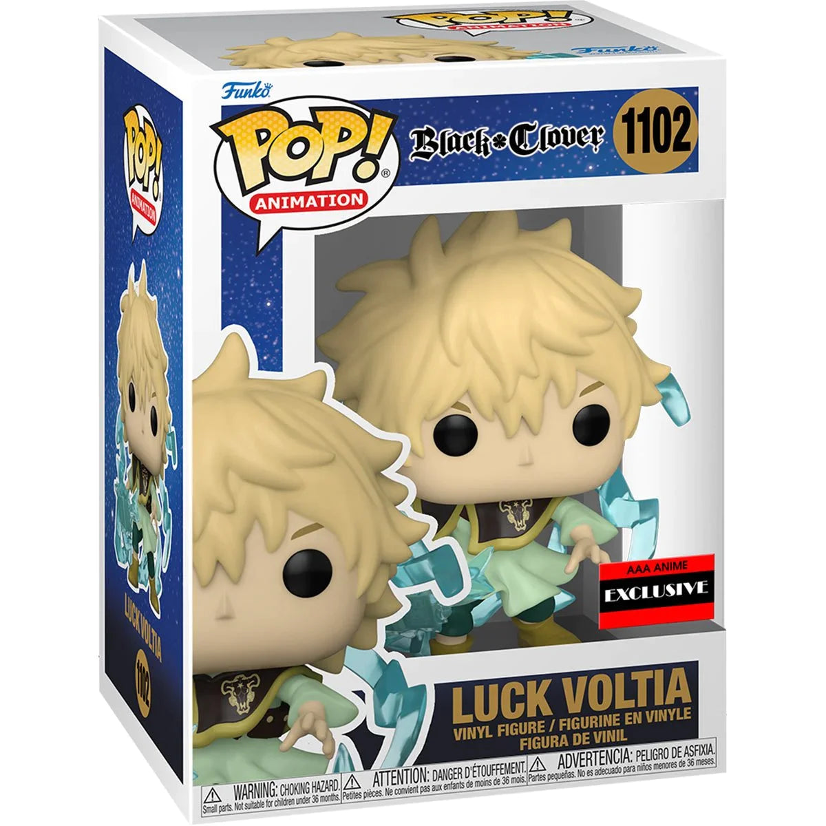 Funko Pop! Black Clover Luck Voltia - AAA Anime Exclusive