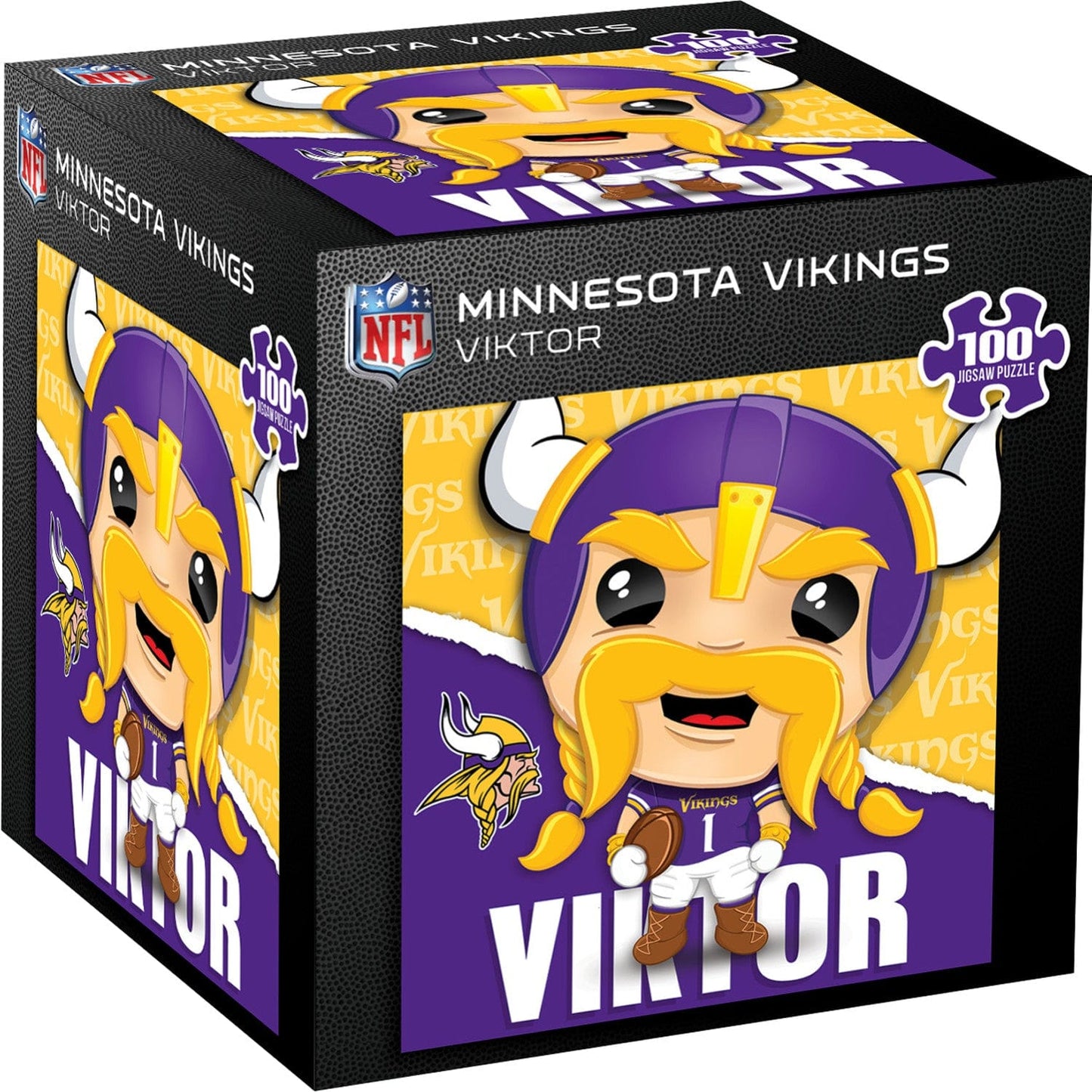 Minnesota Vikings - NFL Mascot 100 Piece Jigsaw Puzzle