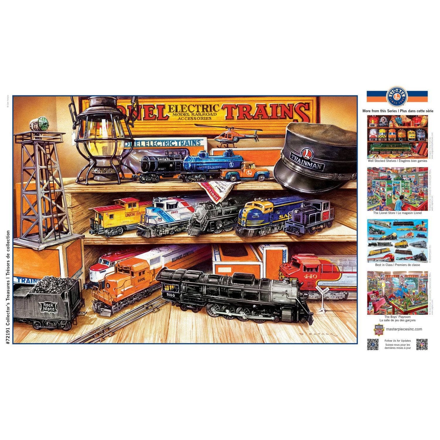 Lionel Trains - Collector's Treasures 1000 Piece Jigsaw Puzzle