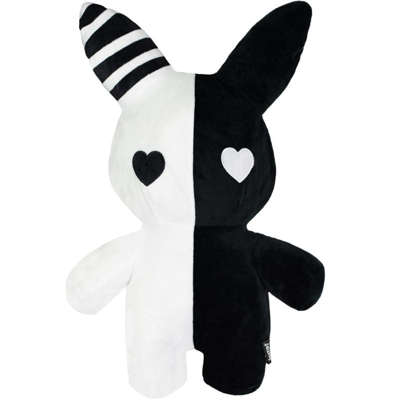 Rabbit Plushie 20" (BLACK/WHITE)