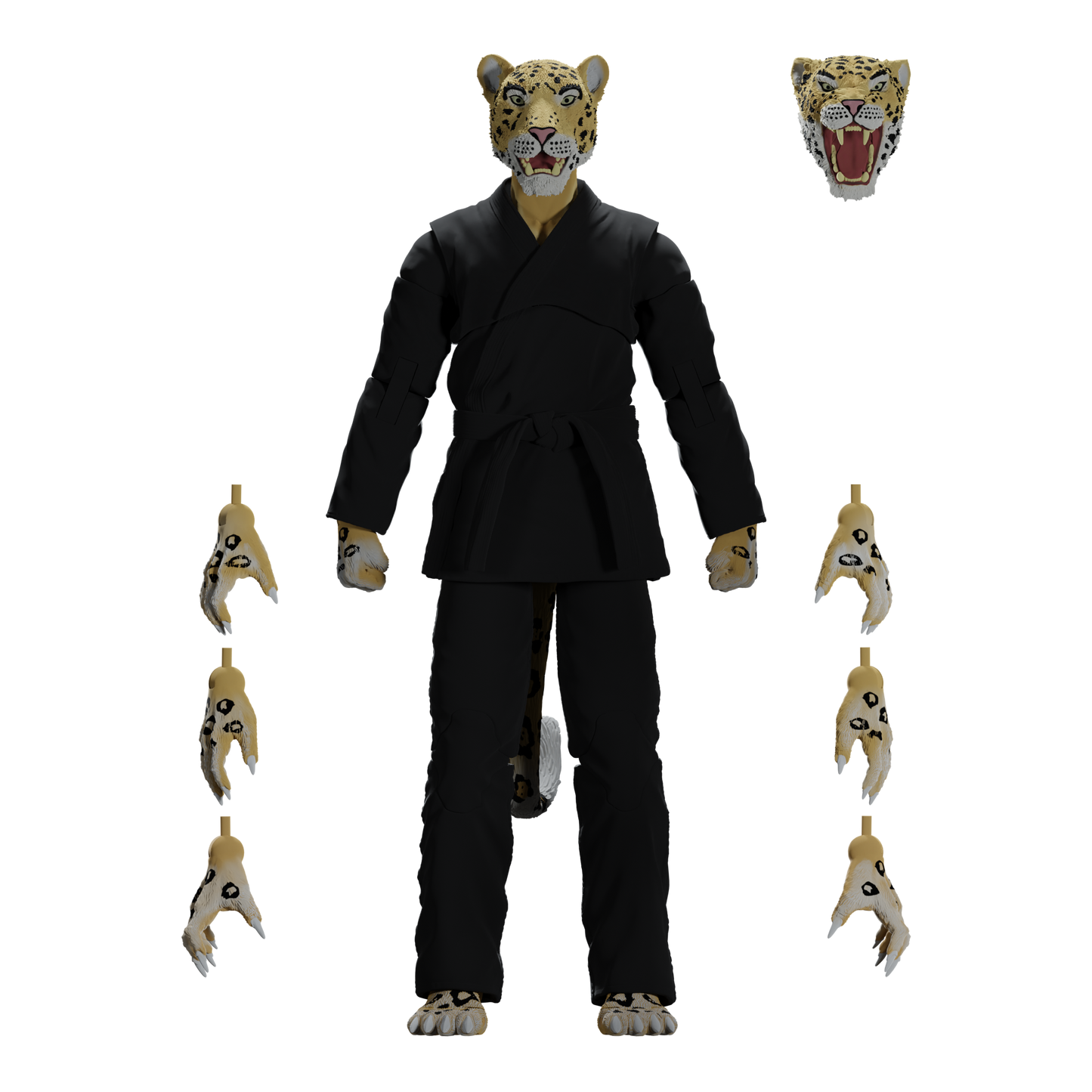 Zoo Jitsu Fighters Jairo the Jaguar Action Figure