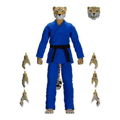 Zoo Jitsu Fighters Chico the Cheetah Action Figure