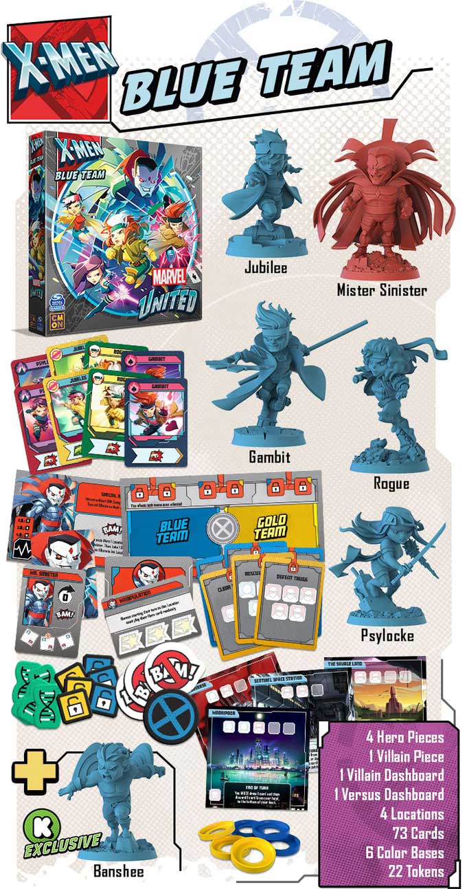 Marvel United: X-Men Blue Team Expansion