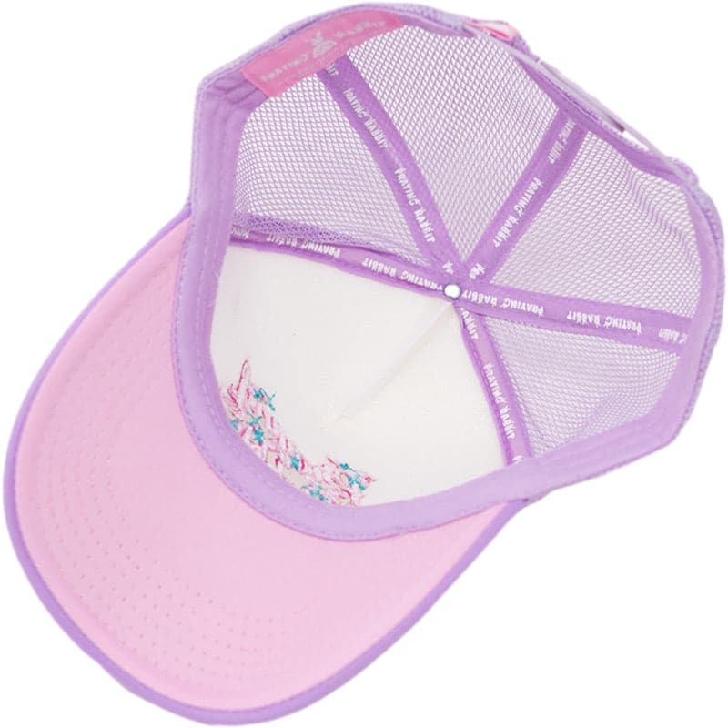 Praying Rabbit Trucker Hat (LAVENDER)