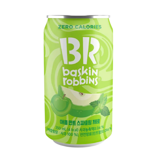 Baskin Robbins Apple Mint Sparkling Water (350ml)(Korea)