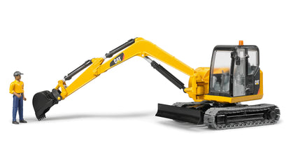 CATERPILLAR Mini Excavator with worker