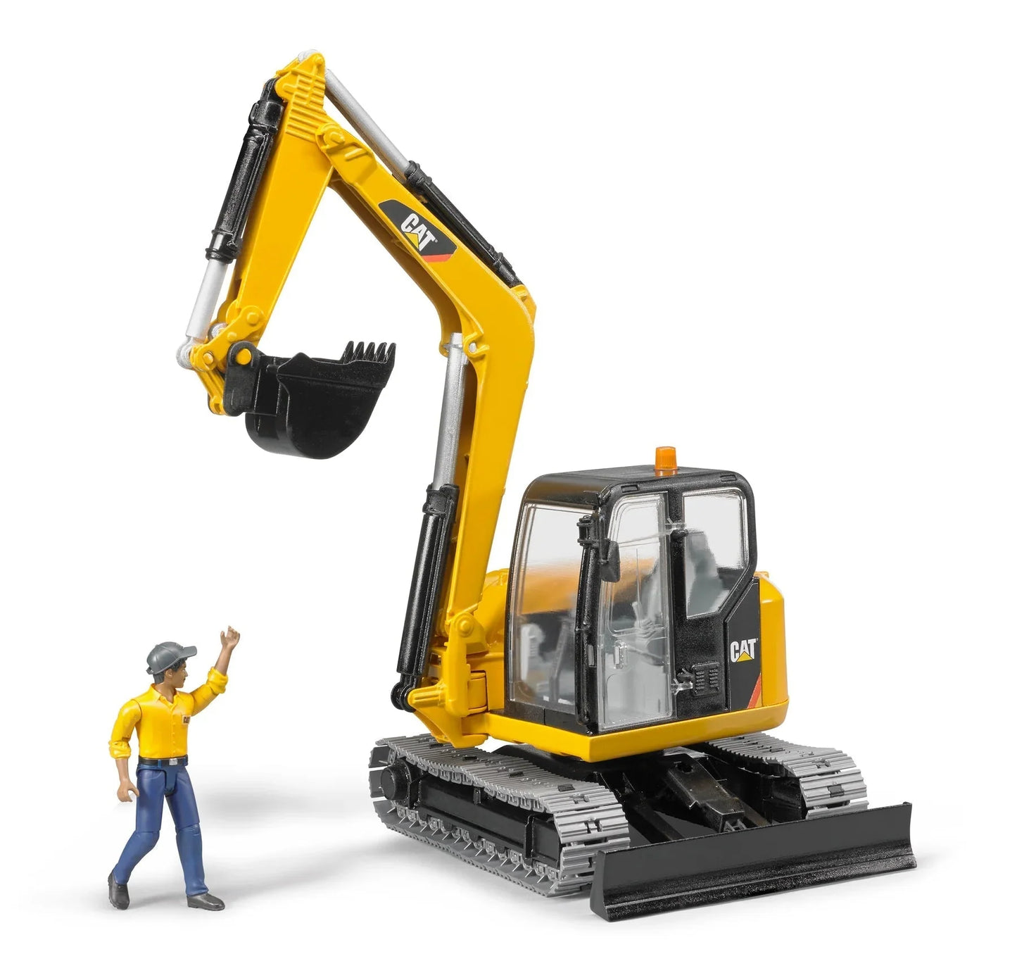 CATERPILLAR Mini Excavator with worker