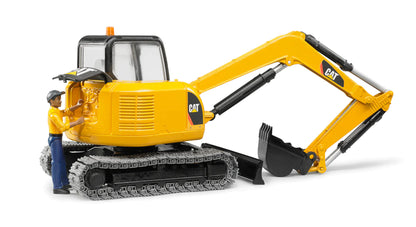 CATERPILLAR Mini Excavator with worker