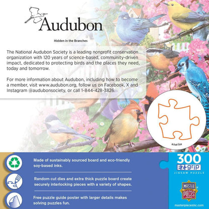 Audubon - Hidden in the Branches 300 Piece EZ Grip Jigsaw Puzzle