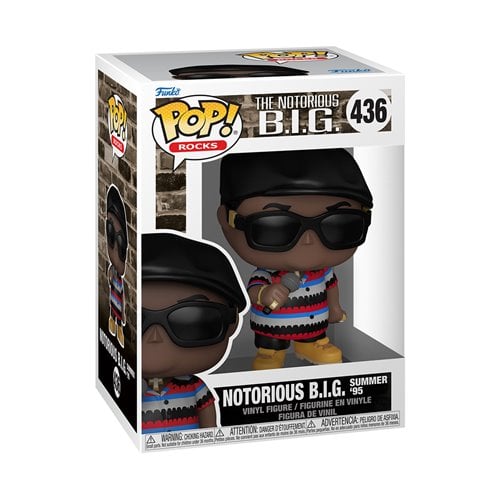 Funko Pop! #436 Rocks - Notorious B.I.G. Summer '95 Vinyl Figure