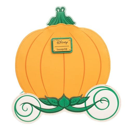 Loungefly Cinderella Reversible Pumpkin Carriage Crossbody Purse - Entertainment Earth Exclusive
