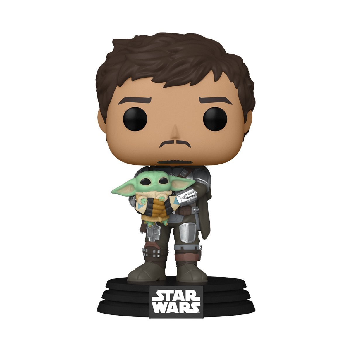 Funko Pop! Star Wars: The Mandalorian Mando Holding Child