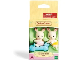 Calico Critters Chocolate Hopscotch Rabbit Twins