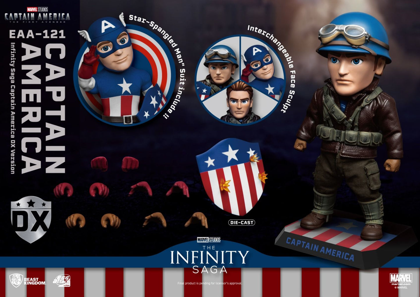 Infinity Saga: Captain America, 80th DX Version