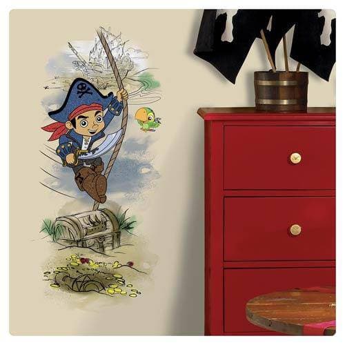 Captain Jake and the Never Land Pirates Treasure Peel and Stick Giant Wall Graphic