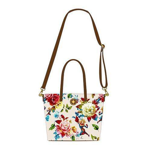 Loungefly Captain Marvel Floral Tote Purse