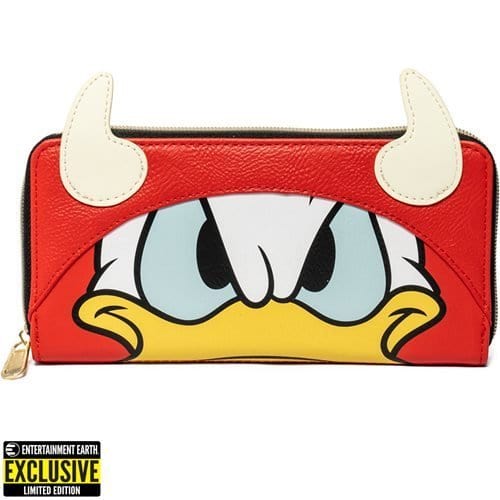 Loungefly Donald Duck Devil Cosplay Wallet - Entertainment Earth Exclusive