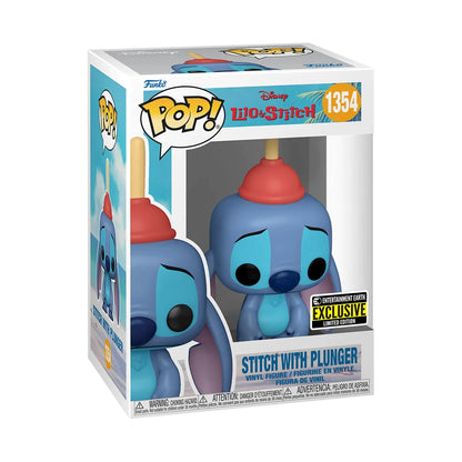 Funko Pop! Lilo & Stitch Stitch with Plunger - Entertainment Earth Exclusive