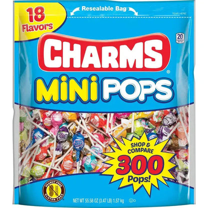 Charms Mini Pops 300 count Bag